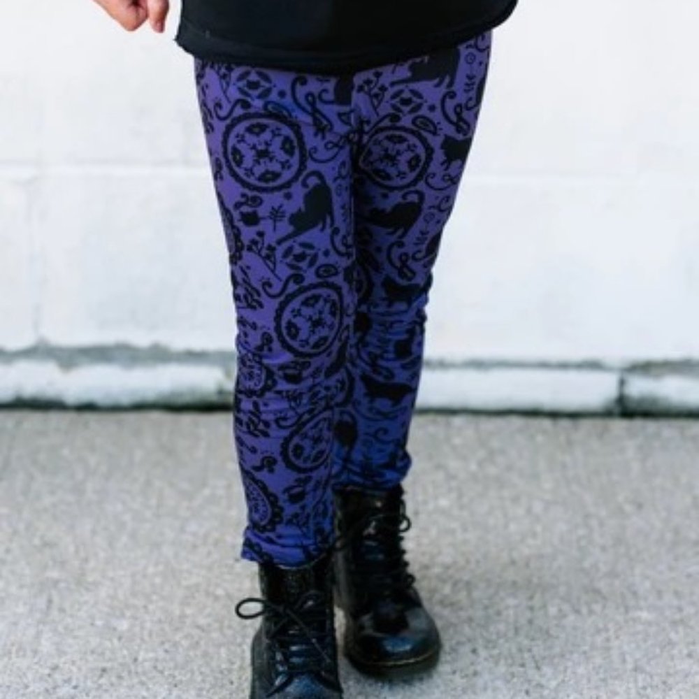 Purple Halloween Leggings